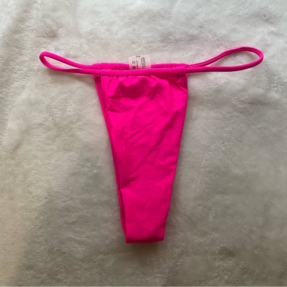 Matte Collection. Pink Bikini Bottom. Size Small.